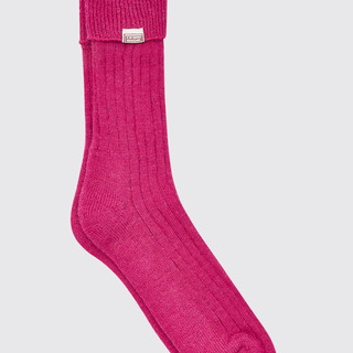 Holycross mittellange Alpaka-Socken - Pink